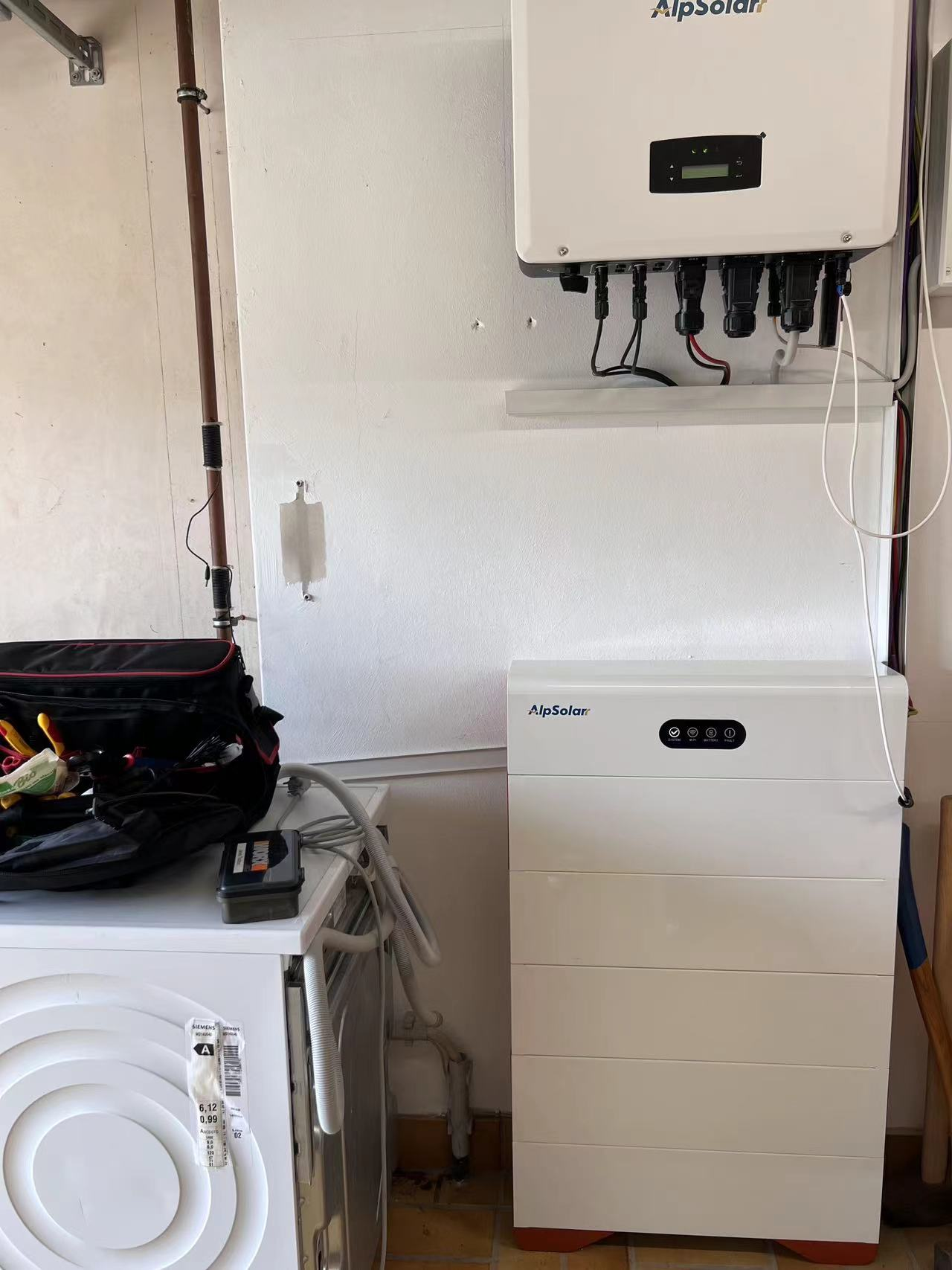 Como H2+Rosa A2 Proyecto de almacenamiento de energía en el hogar en Alemania